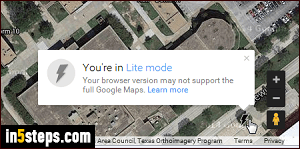 Show 45-degree angle in Google Maps - Step 3