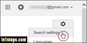 Disable Google instant search - Step 3