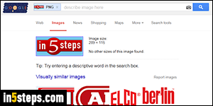 Google search by image - Step 5