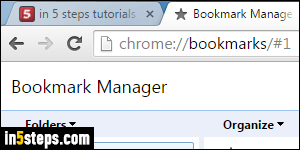 Import Chrome bookmarks in IE - Step 1