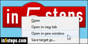 Launch private browsing in IE - Step 4