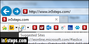 Remove suggested sites / news in IE - Step 3