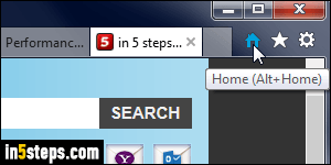 Set IE homepage / new tab to blank page - Step 6