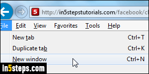 Show classic menus in IE - Step 5