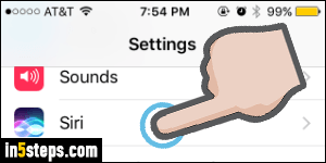 Change Siri to male voice on iOS - Step 3