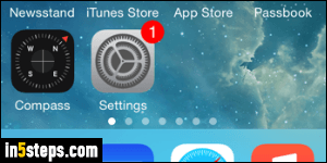 Upgrade iPhone to iOS 9 - Step 1