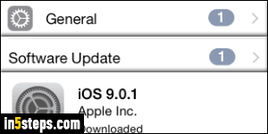 Upgrade iPhone to iOS 9 - Step 2