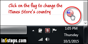 Change iTunes language - Step 5