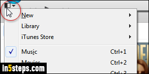 Change iTunes library location - Step 3
