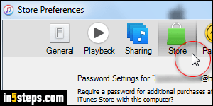 Stop iTunes automatic downloads - Step 3