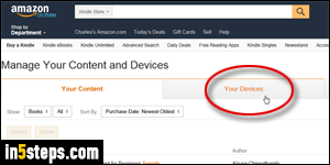 Get your Kindle Fire tablet email address - Step 4