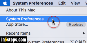 Change computer name in Mac OS X - Step 2