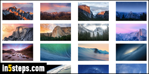 Change wallpaper in Mac OS X - Step 1