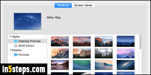 Change wallpaper in Mac OS X - Step 3