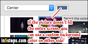 Change wallpaper in Mac OS X - Step 4