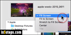 Change wallpaper in Mac OS X - Step 5