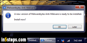 Install new Malwarebytes Anti-Malware - Step 1