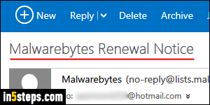 Prevent Malwarebytes auto-renewal - Step 3