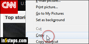 Email a picture from Microsoft Outlook - Step 5