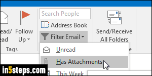 Save attachments in Outlook - Step 3