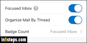Show all inbox emails in Mobile Outlook - Step 3