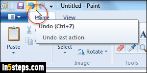 Change canvas size in MS Paint - Step 3
