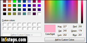 Change color in MS Paint - Step 4
