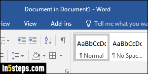 Add source code to a Word document - Step 4