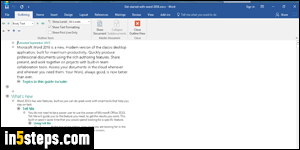 Change View in MS Word document - Step 4