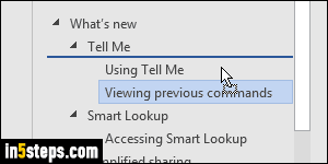 View document outline in MS Word - Step 4