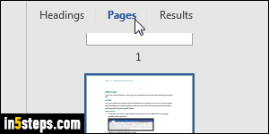 View document outline in MS Word - Step 5