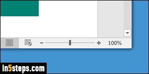 Zoom in / zoom out in Microsoft Word - Step 3