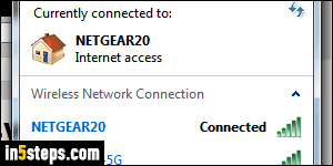 Login to Netgear router - Step 1