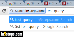 Change search engine in Opera - Step 2