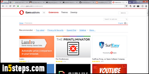 Install an extension in Opera - Step 2