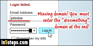 Login to Rackspace Mail - Step 3