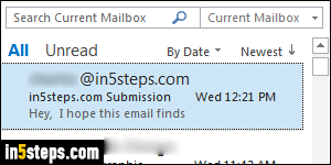 Set up mail forwarding in Rackspace - Step 1