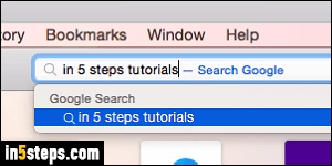 Change search engine in Safari - Step 1