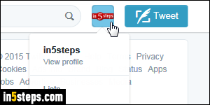 Disable Twitter notifications - Step 2