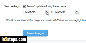 Disable Twitter notifications - Step 4
