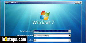 Change Windows 7 password - Step 1