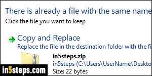Copy a file path in Windows 7 - Step 1