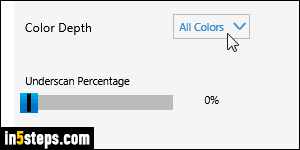 Create a custom screen resolution - Step 4