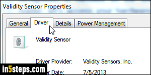 Disable fingerprint reader in Windows 7 - Step 5