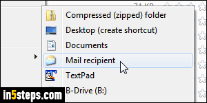 Email smaller image in Windows 7 / 10 - Step 3
