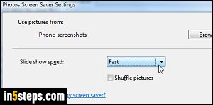 Set or change screensaver in Windows 7 - Step 4
