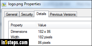 Get image size in Windows - Step 4