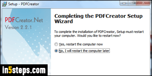 Get PDF print driver for Windows 7/8/10 - Step 5