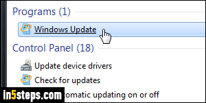 Hide Windows Updates - Step 2