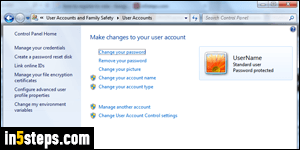 Prevent user changing Windows password - Step 1